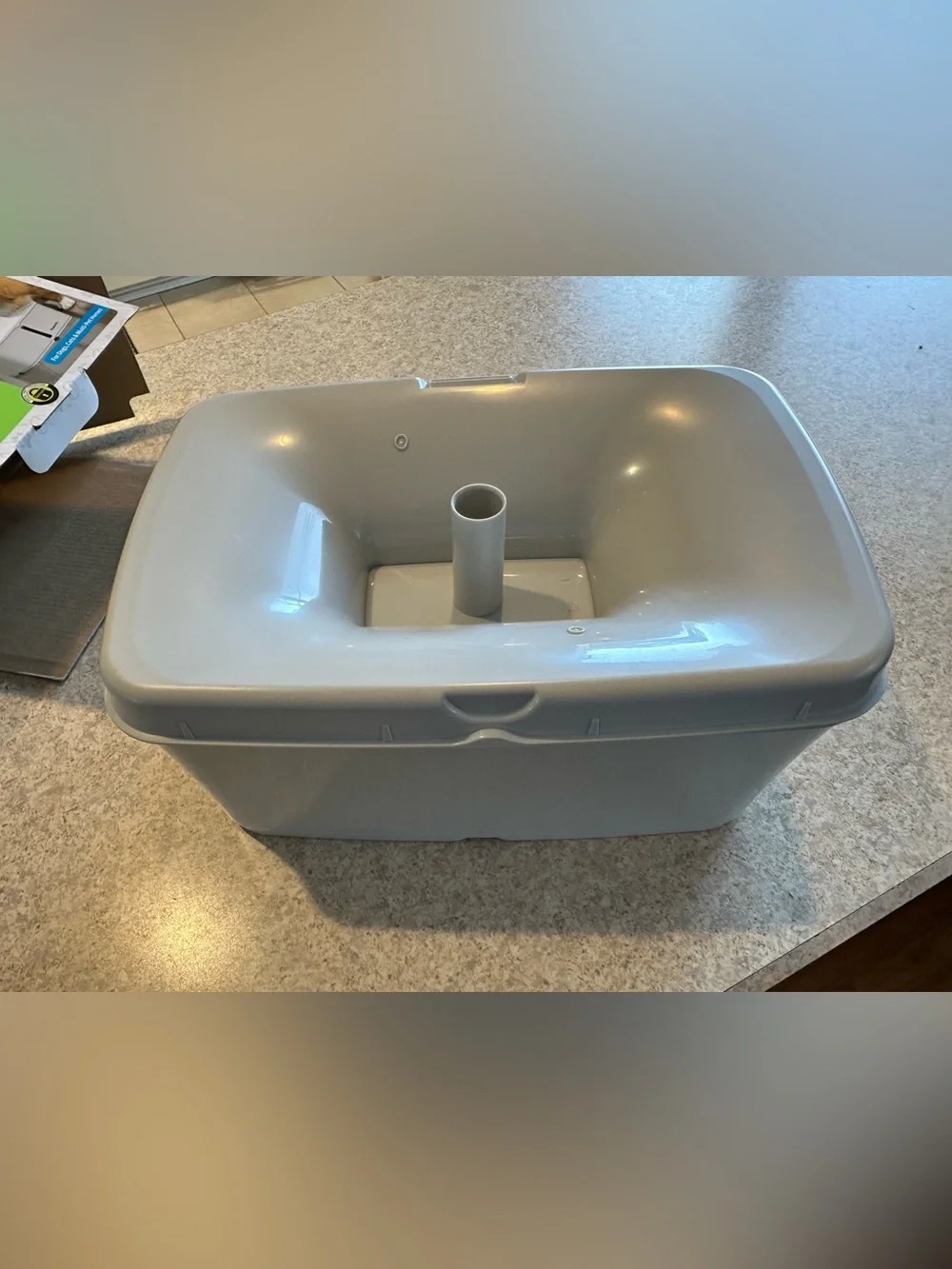 Premier Pet 128 oz. Grey Pet Fountain w/ extra filters- like new in box